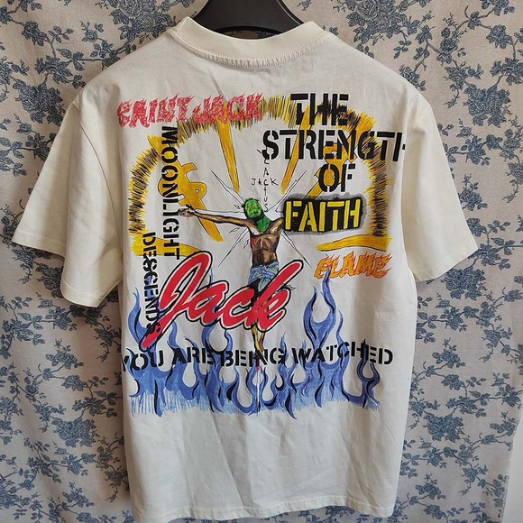 Travis Scott Utopia x ST Michael 3A Tee Cream - Picture 6 of 8
